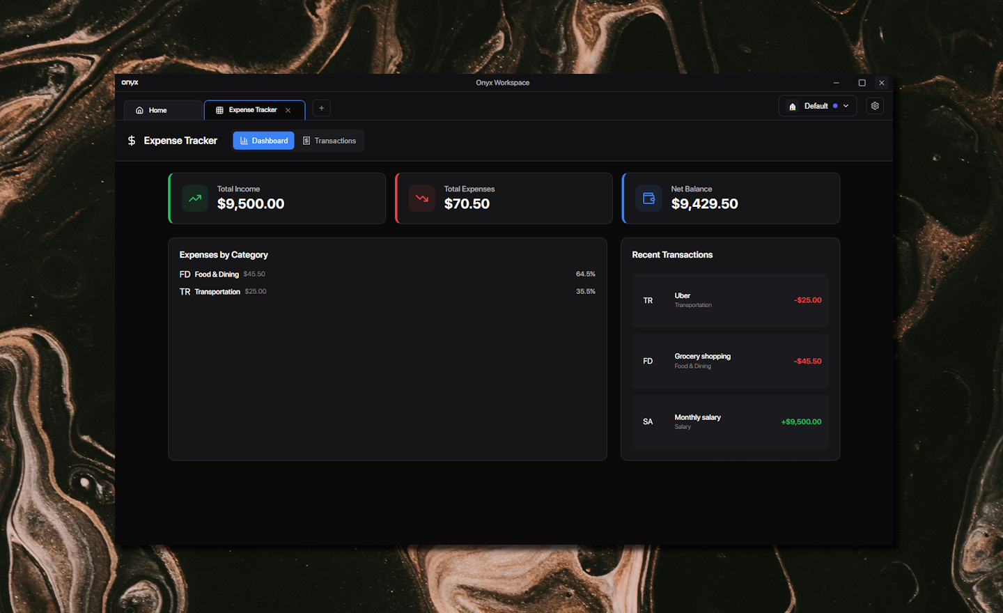 Expense Tracker